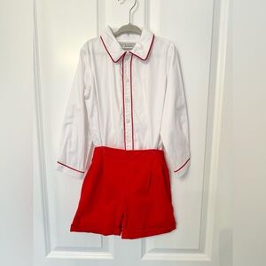 Boys Rachel Riley button on short set. Perfect for Chritmas!